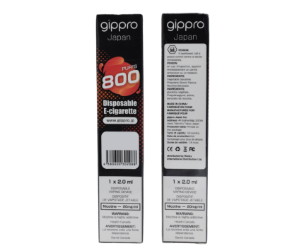 GIPPRO JAPAN NEO – 5% NICOTINE (800 PUFFS)