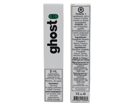 GHOST XL – 5% NICOTINE (800 PUFFS)