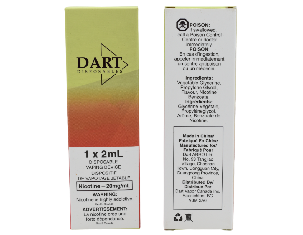DART – 5% NICOTINE (600 PUFFS)