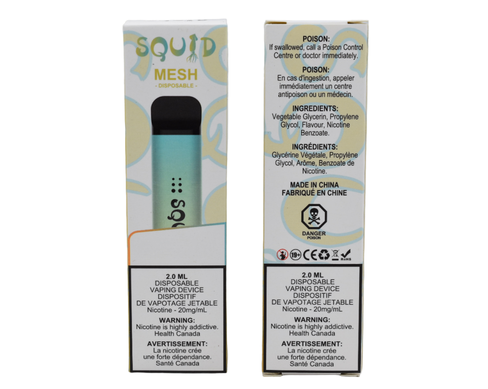 SQUID – 5% NICOTINE (1600 PUFFS)